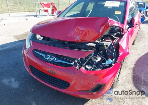 2014 Hyundai Accent Gls from USA, damaged, VIN KMHCT4AE9EU632996
